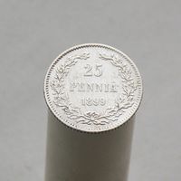 25 пенни 1899 КНЯЖЕСТВО ФИНЛЯНДИЯ составе РИ