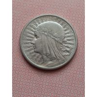 2 злотых 1933 г., Ядвига ,  хорошее состояние