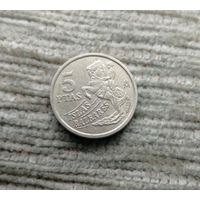 Werty71 Испания 5 песет 1997 Балеарские острова Всадник