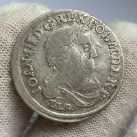 Шостак / шестак / 6 грошей 1682 г. Ян Собеский, Быдгощ. Блеск!