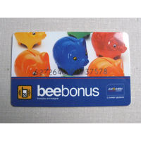 ВФ 25-03 Бонусная карта Билайн Beeline Beebonus Россия Ориентировочно 2002-2005