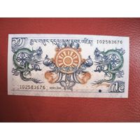 Бутан 1 нгултрум образца 2006 года, unc
