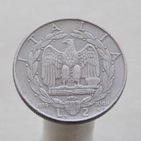 Италия 2 лиры 1939