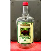 Бутылка * Бутыль * Настойка * БРЕСТСКАЯ ЗУБРОВКА * с Дозатором * с Ручкой * 1.75 литра * Высота 30.5 см * Диаметр 12 см