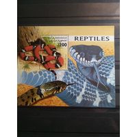 Сахара 1998г. Змеи, рептилии.