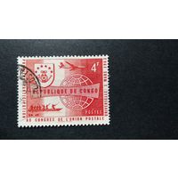 КОНГО\ 83с\ 1963 Транспорт Почтовая служба  Самолет