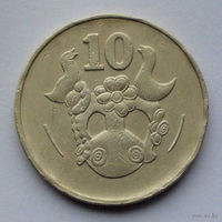 Кипр 10 центов, 1983