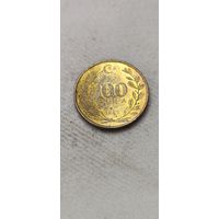 Турция 100 лир 1989