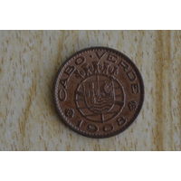 Кабо-Верде 1 эскудо 1968  с 1 руб   Нечастая!