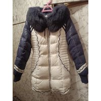 Куртка - пуховик женская, р-р 44 (S),  164-170