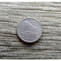 Werty71 Норвегия 25 эре 1964 Синица