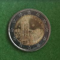Литва 2 евро 2017 "Вильнюс" UNC.