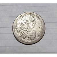РЕДКИЙ Орт (18 грошей) 1677 года SB "Щит вогнутый" Ян III Собеский.