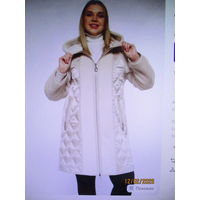 Эффектная Куртка двухсторонняя (персик) демисезонная Р54