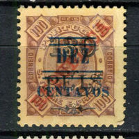 Португальские колонии - Сан Томе и Принсипи - 1923 - Надпечатка DEZ CENTAVOS на 130 REIS вместо 100R - [Mi.266] - 1 марка. Чистая без клея.  (Лот 135BC)
