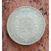 Саксония 2 талера 1857 год