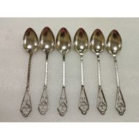 Ложки чайные Сканевые, мельхиор. СССР