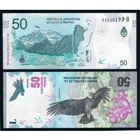 Аргентина 50 песо 2018 гоа, P363b, UNC