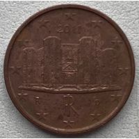 Италия 1 евроцент 2011 г.