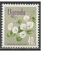 Уганда. Цветы. Ипомея. 1969г. Mi#110.