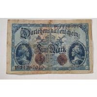 1914 год Германия 5 марок