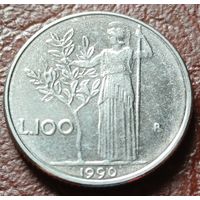 Италия 100 лир, 1990    ( 1-15-5 )