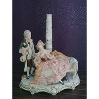 Фарфоровая статуэтка. Кружевной фарфор. Германия.