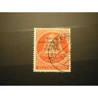 Зап. Берлин 1954 Колокол свободы , надпечатка