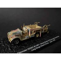 Модель в масштабе 1/72 Chevrolet 1533 X2 30 CWT + Breda Model 35, 20 mm Anti-aircraft Gun Long Range Desert Group, Lybia, 1:72, Altaya