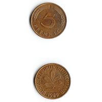5 пфеннигов Германия 1989 года(D)