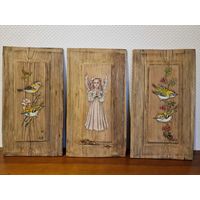 Ангелочек с птицами