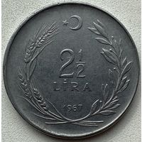 Турция 2,5 лиры 1967 г. Цена за 1 шт.