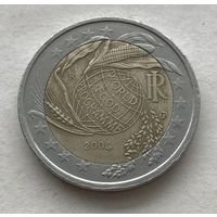 Италия 2 евро 2004 - 50 лет Всемирной Продовольственной программы (ФАО)