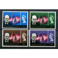 Британские колонии - Остров Вознесения - 1966 - Сэра Уинстон Черчилль - [Mi. 96-99] - полная серия - 4 марки. MH.  (Лот 65Dh)