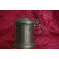 Кружка пивная, оловянная ( Германия )    14,5 см