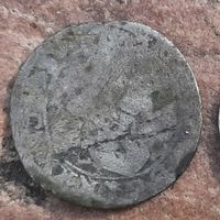 6 грошей 1661 года Ян Казимир  .
