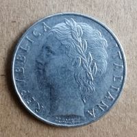 Италия 100 лир 1974 г., KM# 96.1