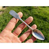 Много лотов с рубля! Старинная чайная ложка 1860г. Серебро 84. С 1 рубля!