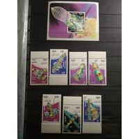 Камбоджа 1990 г. Космос.