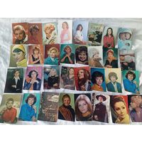 Открытки актеры 148 шт женщины