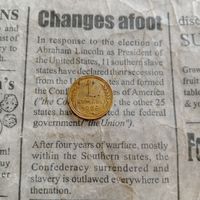 Нечастая монета СССР 1 копейка 1935 года новый тип