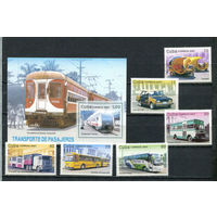 Куба - 2007 - Транспорт - [Mi. 4967-4972 bl.229] - полная серия - 6 марок и 1 блок. MNH.  (Лот 42Js)-T25P14