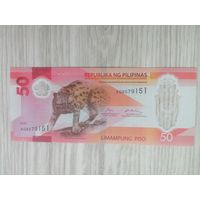 Филиппины 50 UNC полимер с рубля