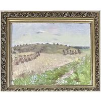 Дучиц Н.В;1963г;57/69см.с родной рамой;46/57;"Поле.Снопы"63г;к/м