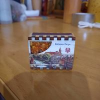 Сувенирные с янтарём, спички-магнит Кёнигсберг.