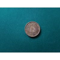 1 евроцент Латвия.