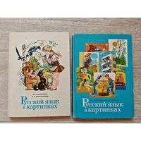 Русский язык в картинках 2 части, 1976-1977