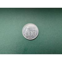 100 рупий Индонезия.