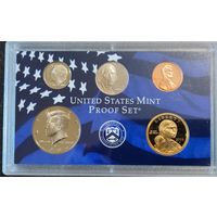 Годовой набор монет США 20006. с одним долларом Сакагавея "Парящий орел" двор S (1; 10; 25; 50 центов + 1 доллар) _Proof Set