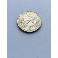 25 центов 2008 г. Оклахома, США